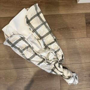 Freshly Picked Snuggle Band Swaddle | XP | Neutral Plaid